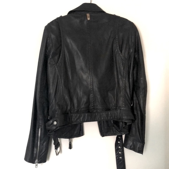 Mackage Leather Moto Jacket - S - Picture 2 of 5